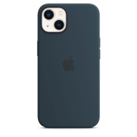 Чехол LUX Silicone Case на iPhone 13 Abyss Blue without MagSafe